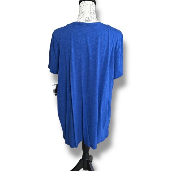 Torrid Sodalite Royal Blue Short Sleeve Vintage Crewneck Tee T-shirt 2XL NWT - Picture 3 of 6
